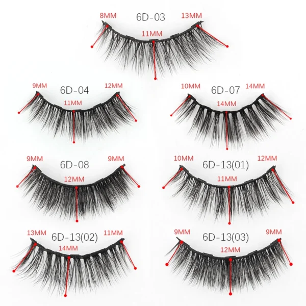 2/3/4 Pairs Magnetic Eyelashes Set Waterproof Liquid Eyeliner Tweezer Wispy False Eyelashes Dramatic 3D Mink Lashes Makeup Tools - Image 5