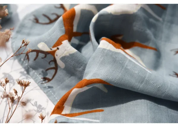 New Cotton Baby Blankets Newborn Soft Cotton Baby Blanket Muslin Swaddle Wrap Feeding Burp Cloth Towel Scarf Baby Stuff 58x58cm - Image 5