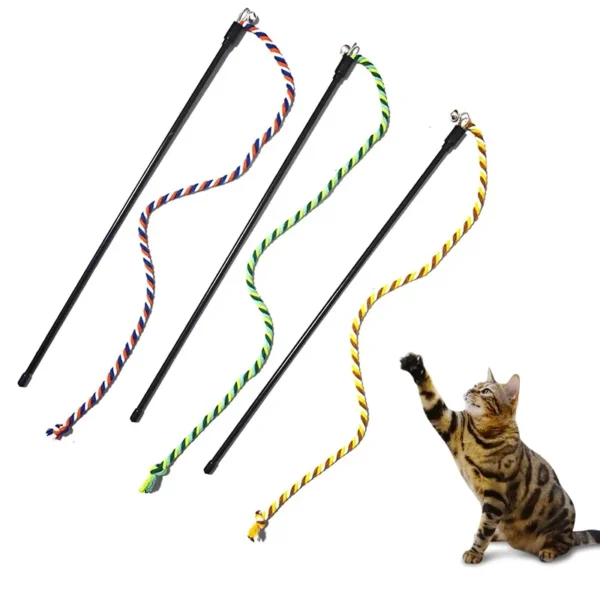 Cat Toy Interactive Teasing Rod