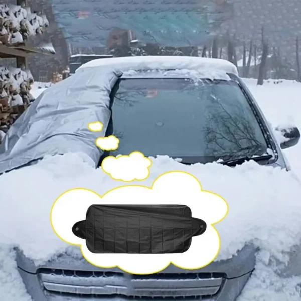 Car Windshield Protector Car Exterior Protection Prevent Snow Ice Sun Shade Dust Frost Freezing Snow Windshield Cover Car Cover - Image 5