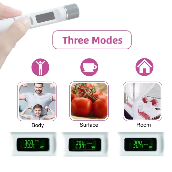 Mini Portable Non-Contact Infrared Thermometer 1S Quick Measurement Body / Room / Objects' Surface 3 Temperature Modes Home - Image 2