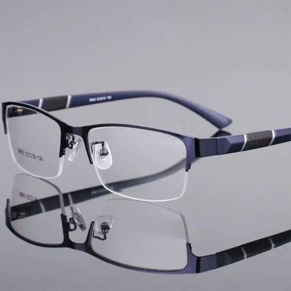 Half Frame Blue Light Blocking Glasses Flat Glasses Fashion Women Men Comfortable Transparent Glasses Anti Radiation Glasses