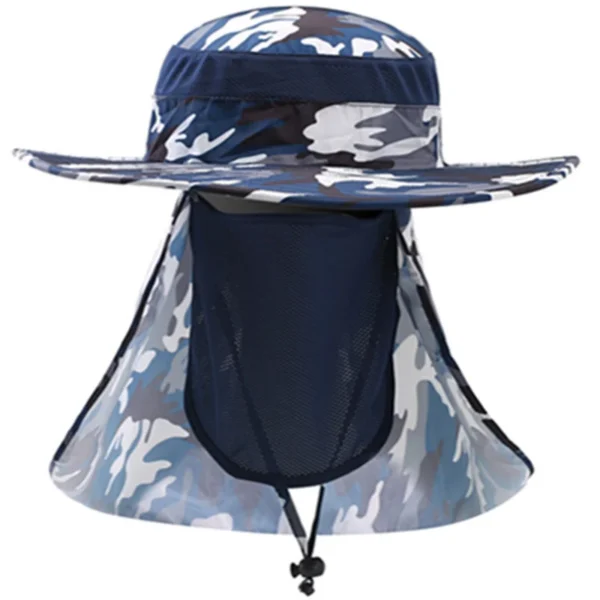 Fishing Flap Caps Men Women Sun Protection Summer Quick-drying Hat Outdoor Face Wide Brim Bucket Hat For Fishing Climbing - Image 5