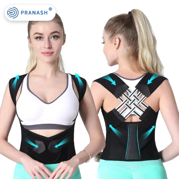 Adjustable Back Posture Corrector Belt Women Men Prevent Slouching Relieve Pain Posture Corrector - Image 2