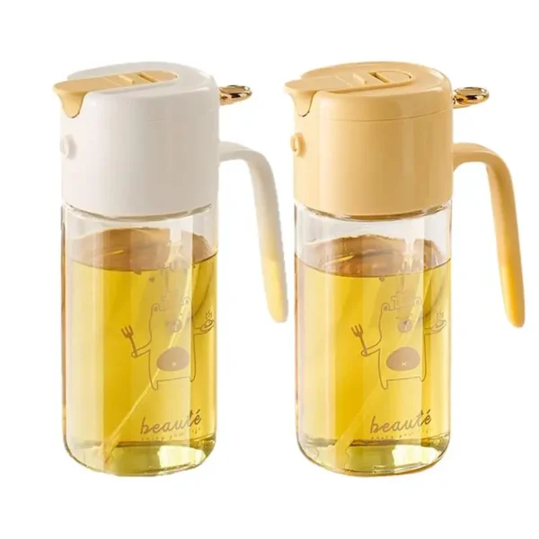 2 in1 Oil Spray Bottle Plastic Kitchen Barbecue Cooking Olive Oil Dispenser Oil Jar Baking Vinegar Soy Sauce Spray Container - Image 3