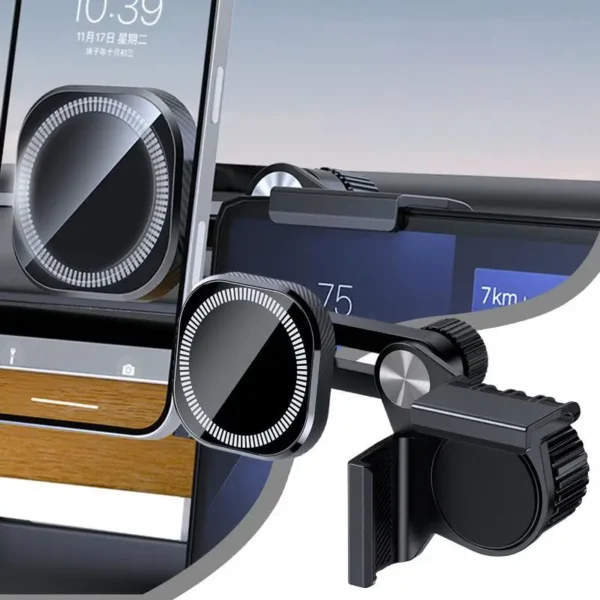 For Tesla For Model 3/Y Central control screen Magnetic Phone Holder 360 Degree Rotation Screen Phone Support for Tesla interior - Image 2