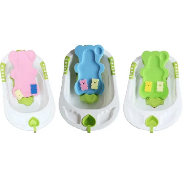 Sponge Baby Bath Mat Non-slip Sponge Mat Anti-skid Bathtub Infant Bath Pad Newborn Seat for Baby Care - Image 6