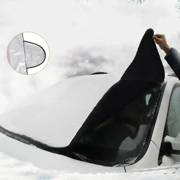 Car Windshield Protector Car Exterior Protection Prevent Snow Ice Sun Shade Dust Frost Freezing Snow Windshield Cover Car Cover - Image 4