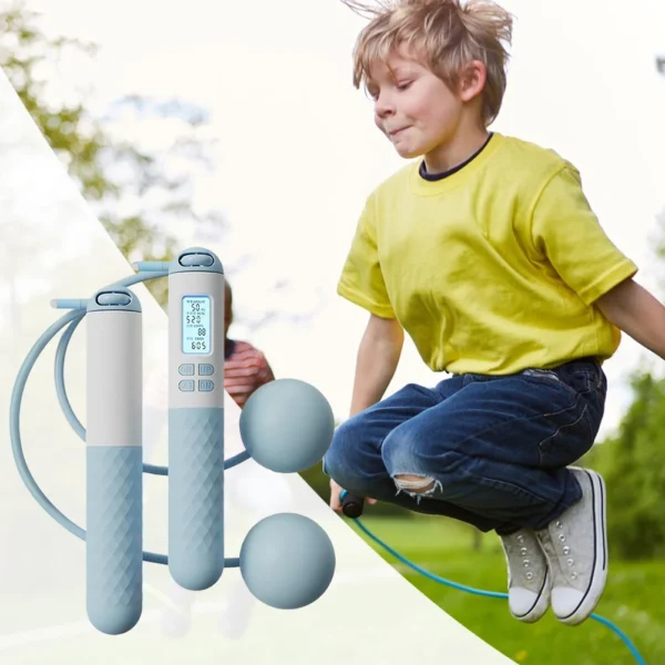 Ropeless Jump Rope Counting Skipping Rope Multi-Function Digital Fitness Jump Rope Workout Jump Rope Fitness Accessories - Image 2