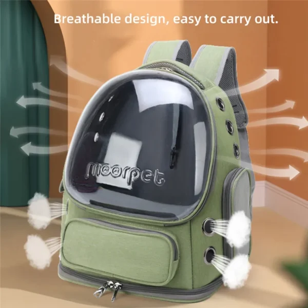 Transparent Pet Cat Carrier Bag Outdoor Travel Backpack for Cats Small Dogs Breathable Cat Carrying Bag Portable Pet Supplies - Image 4
