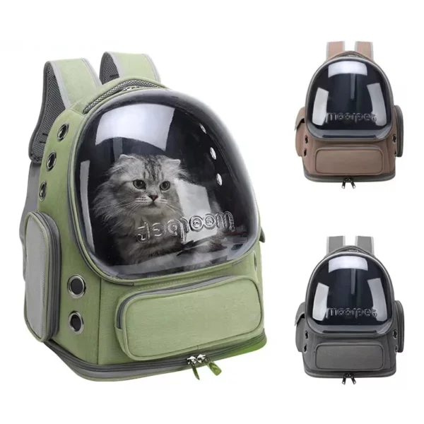 Transparent Pet Cat Carrier Bag Outdoor Travel Backpack for Cats Small Dogs Breathable Cat Carrying Bag Portable Pet Supplies