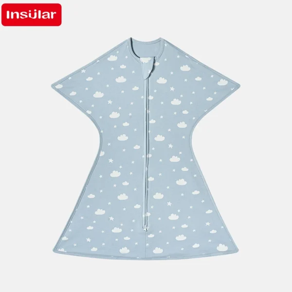 Baby Sleeping Bags Summer Thin Newborn Swaddle Blanket For 0-12Months Promote sleep Infant 100% Cotton Soft Newborn Blanket - Image 5