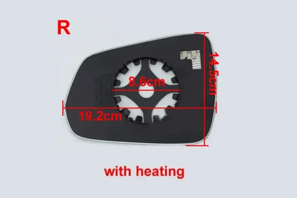 For Changan CS85 Coupe Car Accessories Exteriors Part Side Rearview Mirror Lenses Reflective Lens with Heating Blind Spot sign - Image 2