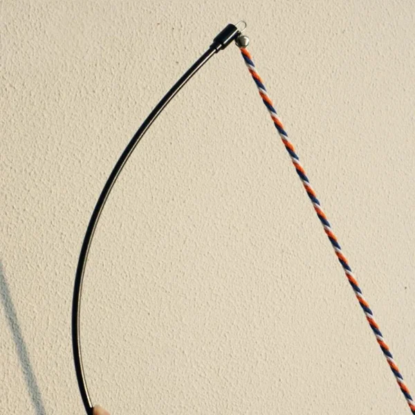 Cat Toy Interactive Teasing Rod with Rope for Cats to Chew and Chase Kitten Teaser Toy Pet Cats Wand Toys Stick Toy - Image 2