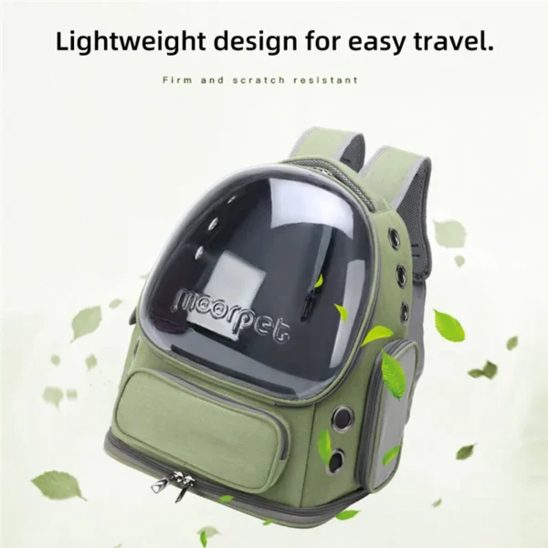 Transparent Pet Cat Carrier Bag Outdoor Travel Backpack for Cats Small Dogs Breathable Cat Carrying Bag Portable Pet Supplies - Image 5