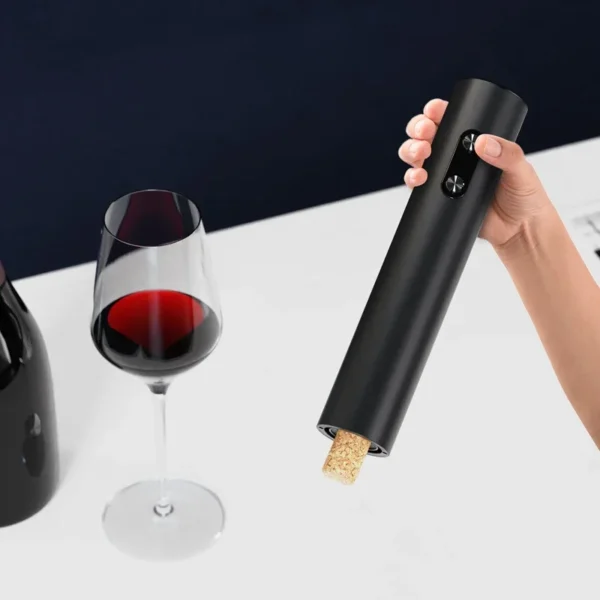 Electric Wine Bottle Opener Set Automatic Corkscrew with Aerator Pourer and Foil Cutter for Kitchen Bar Party Gifts Battery - Image 2