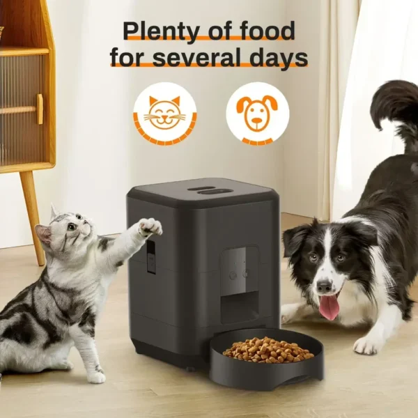 Smart 2L Pet Feeder Automatic Cat Feeder Dog Slow Food Machine with Timed Quantitative WIFI APP Pet Food Dispenser Cat Dog Bowl - Image 3