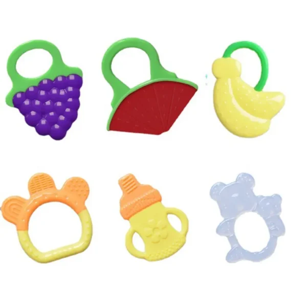 3PCS Baby Teething Toys for Newborn Infants Safe Infant and Toddler Silicone Teethers Soothe Babies Gums, Perfect Baby Gift - Image 6