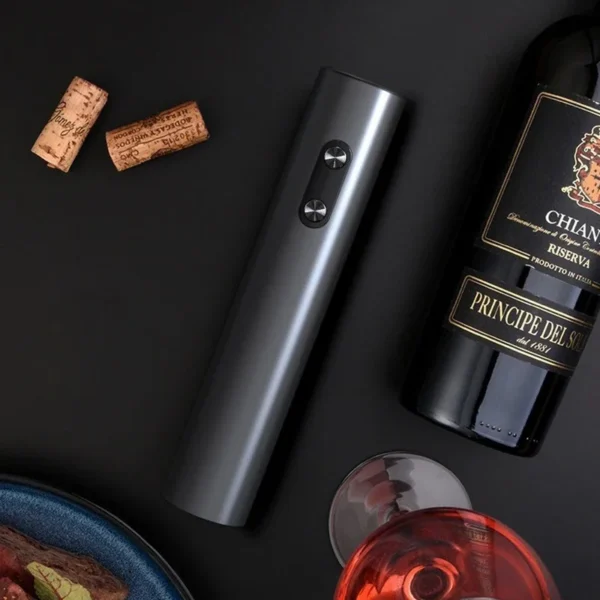 Electric Wine Bottle Opener Set Automatic Corkscrew with Aerator Pourer and Foil Cutter for Kitchen Bar Party Gifts Battery - Image 4