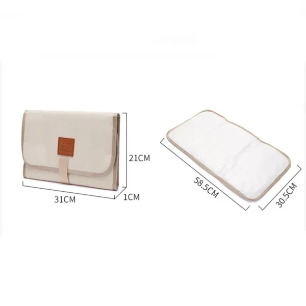 Nappy Diaper Changing Mat Waterproof Floor Change Play Mat Baby Portable Foldable Washable Compact Travel - Image 4