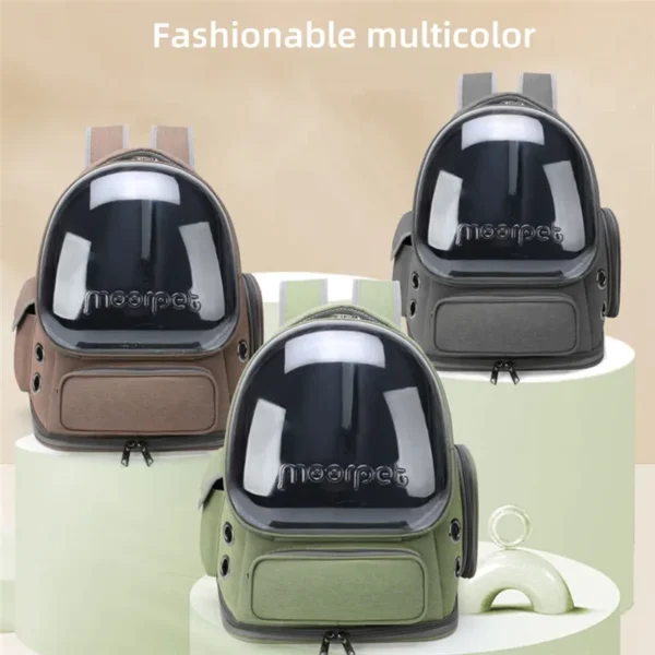 Transparent Pet Cat Carrier Bag Outdoor Travel Backpack for Cats Small Dogs Breathable Cat Carrying Bag Portable Pet Supplies - Image 3
