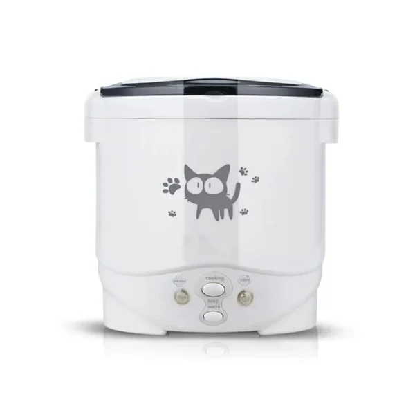 Electric Mini Rice Cooker Portable MultiCooker Household Rice Cookers 12V 24V 220V Pot Cooking Machine Pans For Car Truck Home - Image 6